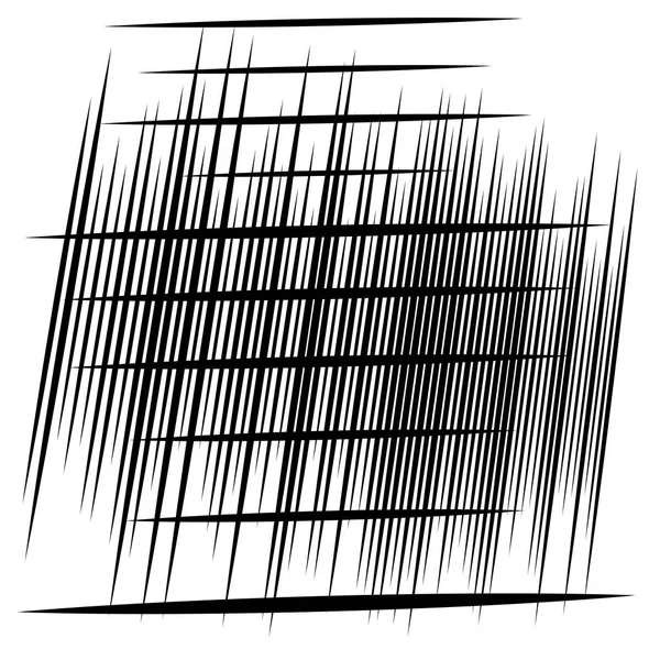 Tilfældig hældning, skrå gitter, mesh mønster. dynamisk hældning inters – Stock-vektor