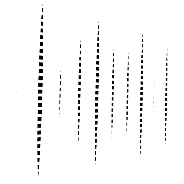 Dynamisch lijnpatroon. Strepen halve toon element. Verdoofd, segmen — Stockvector