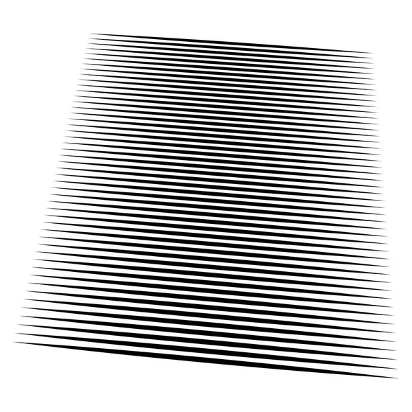 Baris halftone, pola garis. strip paralel horisontal - Stok Vektor