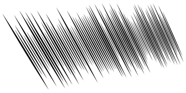Lignes d'action dynamiques grand format. bande verticale parallèle aléatoire — Image vectorielle