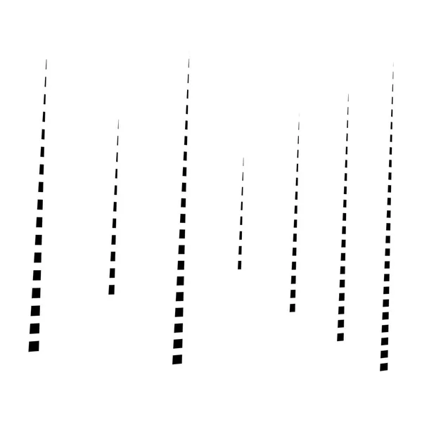 Modèle de lignes dynamiques. Rayures élément demi-teinte. En tiret, segmen — Image vectorielle