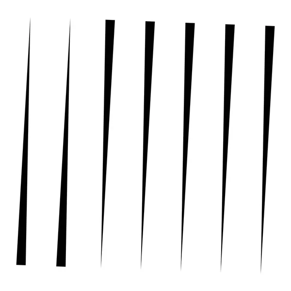 Slumpmässiga, dynamiska linjer mönster. Vertikala, raka parallella linjer — Stock vektor