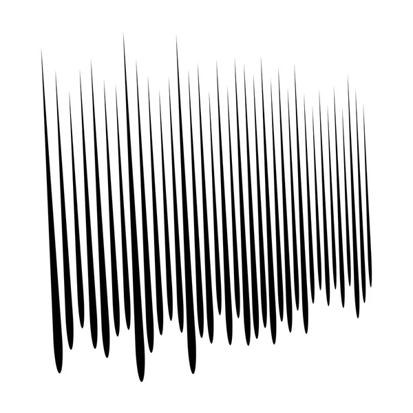 Des lignes de comics dynamiques. Rayures droites verticales aléatoires. Irr — Image vectorielle