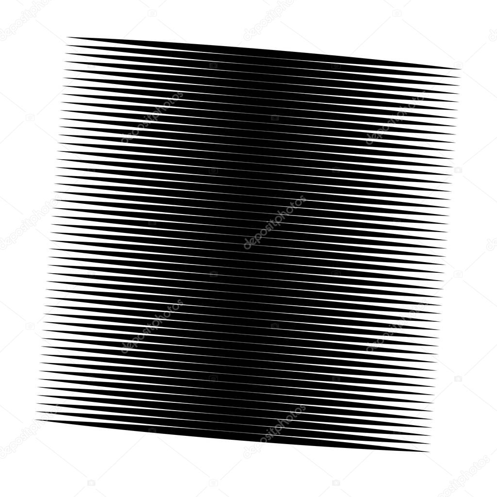 Horizontal lines geometric element. Straight parallel lines, str