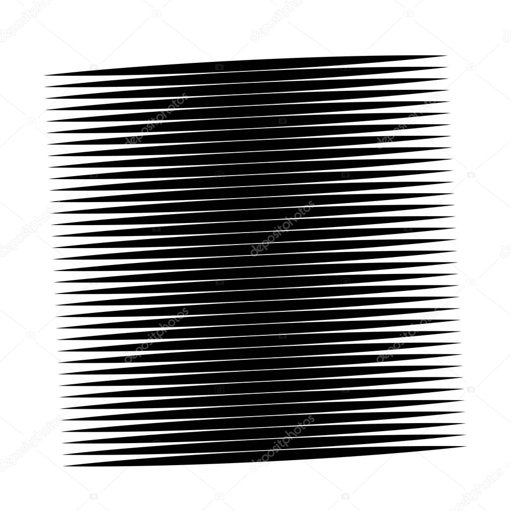 Horizontal lines geometric element. Straight parallel lines, str