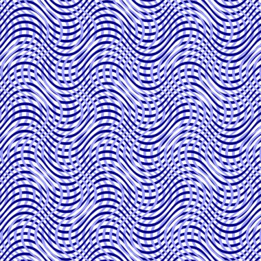 Duotone, yoğun dalgalı kafesin iki renkli geometrik deseni, ızgara. 