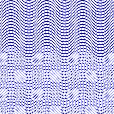 Duotone, iki renkli çizgi, benek, dikiş, dağınık geometri