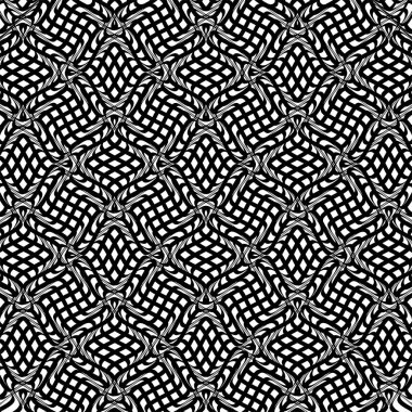 Şebeke şablonu, dalgalı, dalgalı bozulma, deforme