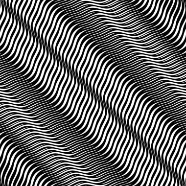 Şebeke şablonu, dalgalı, dalgalı bozulma, deforme