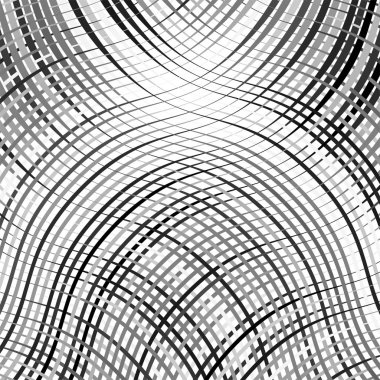 Karmaşık gri ölçekli geometrik desen, Geometrik desen