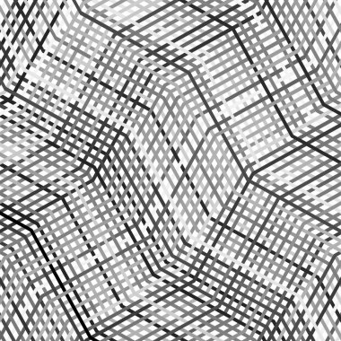 Karmaşık gri ölçekli geometrik desen, Geometrik desen