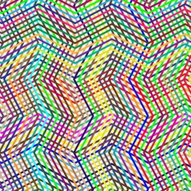 Renkli karalamalar, çapraz geometrik çizgiler deseni. Arayüz