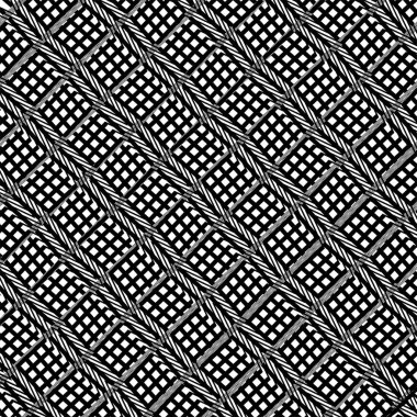 Şebeke şablonu, dalgalı, dalgalı bozulma, deforme