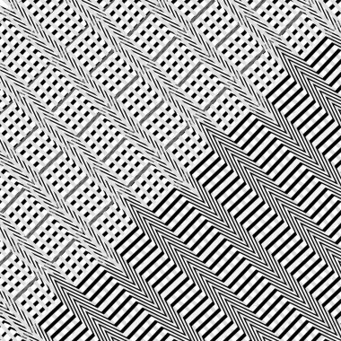 Birbirine bağlı, birbirine bağlı hatlar. Eğri, esnek kesişen çizgiler gr