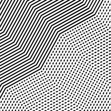 Birbirine bağlı, birbirine bağlı hatlar. Eğri, esnek kesişen çizgiler gr