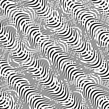 Soyut geometrik ağ, iç içe geçmiş ızgara deseni, interlocki