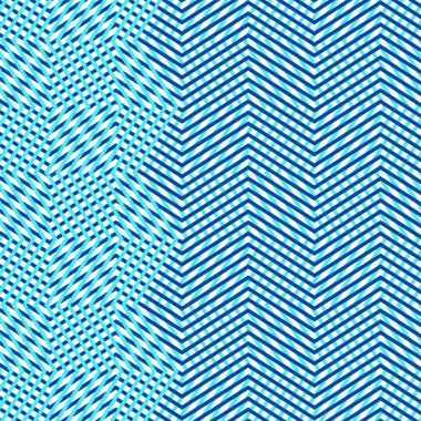 Kesişen, iç içe geçmiş düzensiz mavi çizgiler, mavi çizgiler