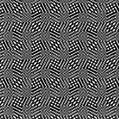 Warp, serbest retiküler dizilim, çizgi matrisi. Karmaşık jeom