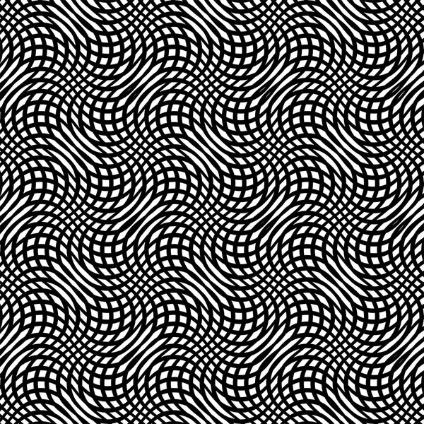 Warp, вільна форма ретикулярного масиву, матриця ліній. Комплексна геометрія — стоковий вектор