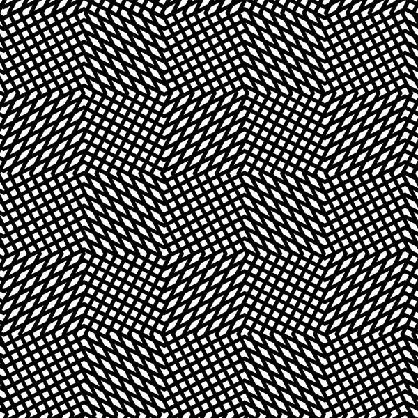 Warp, вільна форма ретикулярного масиву, матриця ліній. Комплексна геометрія — стоковий вектор