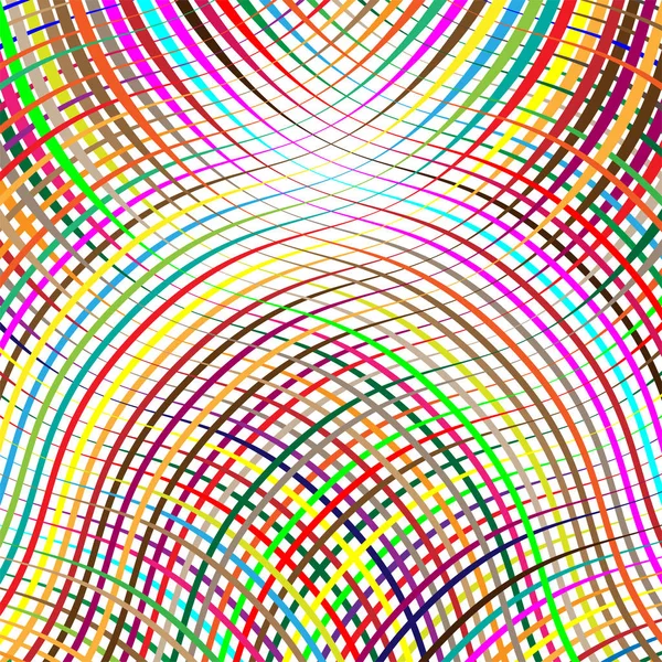 Grattage coloré, motif de lignes géométriques à trappe croisée. Intersec — Image vectorielle