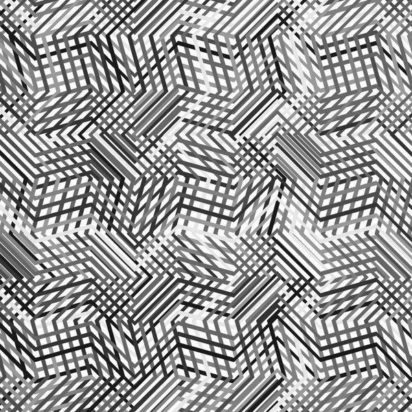 Complicated greyscale geometric pattern, geometric texture of as
