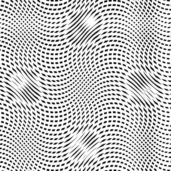 Parrilla blanca, patrón reticular de entrecruzado, líneas en zig zag. Sym. — Archivo Imágenes Vectoriales
