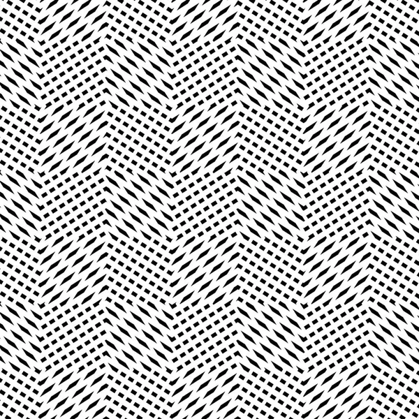 Fehér grill, retikuláris mintázata crisscross, cikcakkos vonalak. Szint — Stock Vector