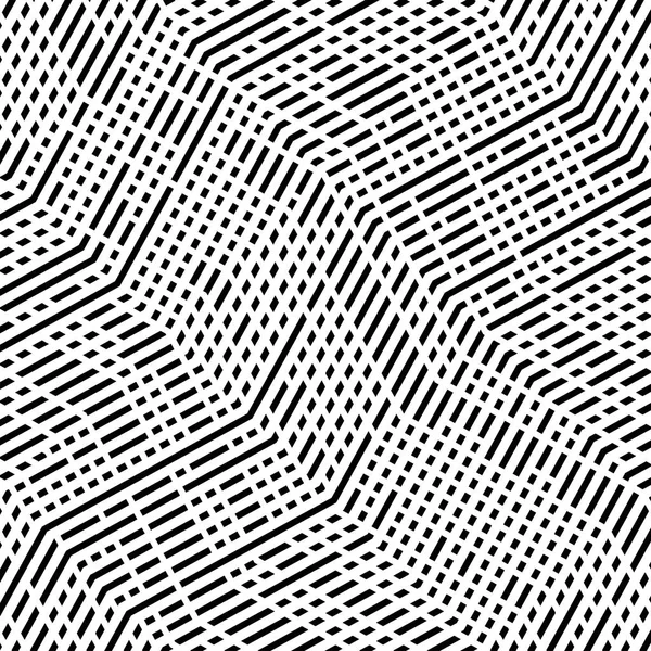 Maille géométrique abstraite, motif de grille de entrelacés, interlocki — Image vectorielle