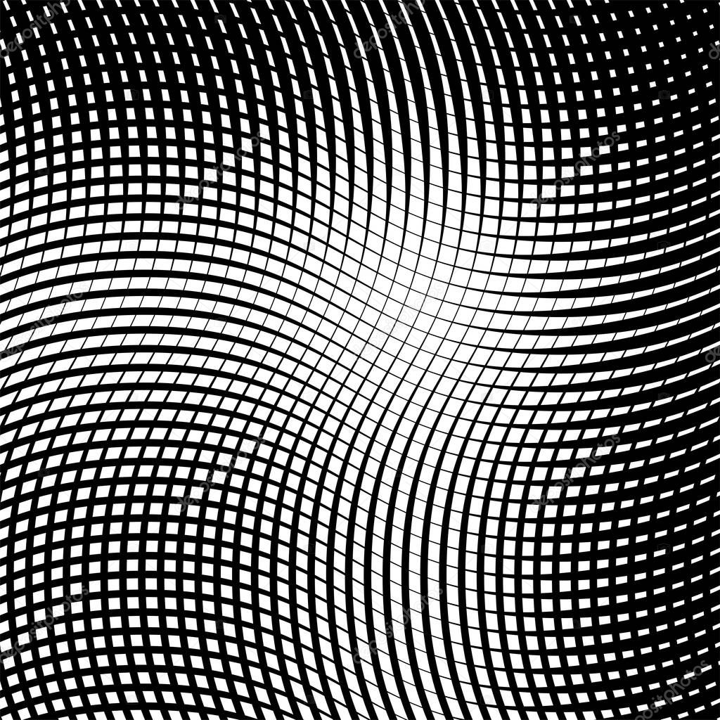 Warp, free-form reticular array, matrix of  lines. Complex geome