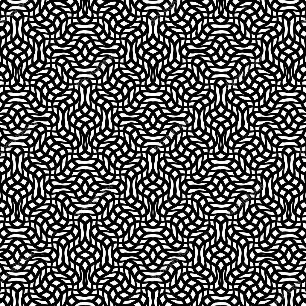 Grid pattern, mesh background of wavy, waving distortion, deform