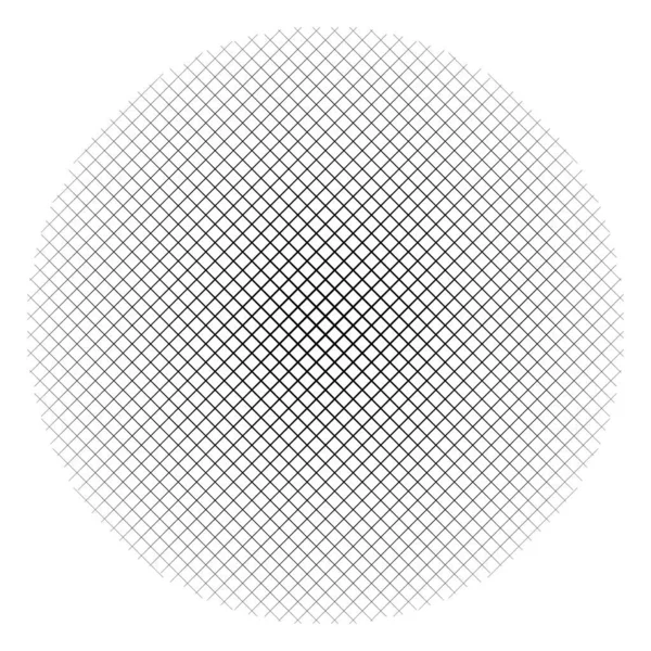 Lingkaran membentuk grid, mesh. Potongan strip geometris lingkaran elem - Stok Vektor