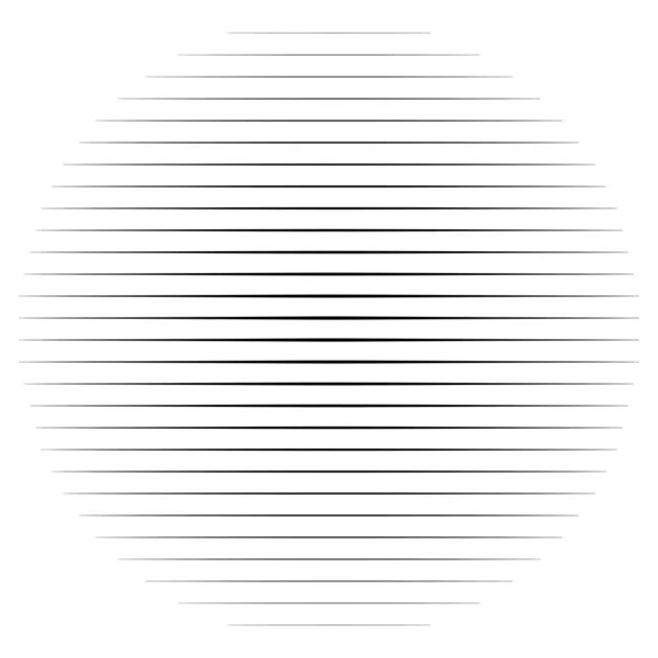 Les lignes abstraites tournent. Lignes minces demi-ton élément de cercle. Paral — Image vectorielle