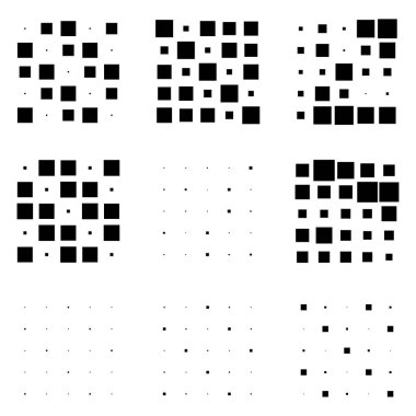 5x5 küp, kare geometrik düzenleme. Kare resimleme