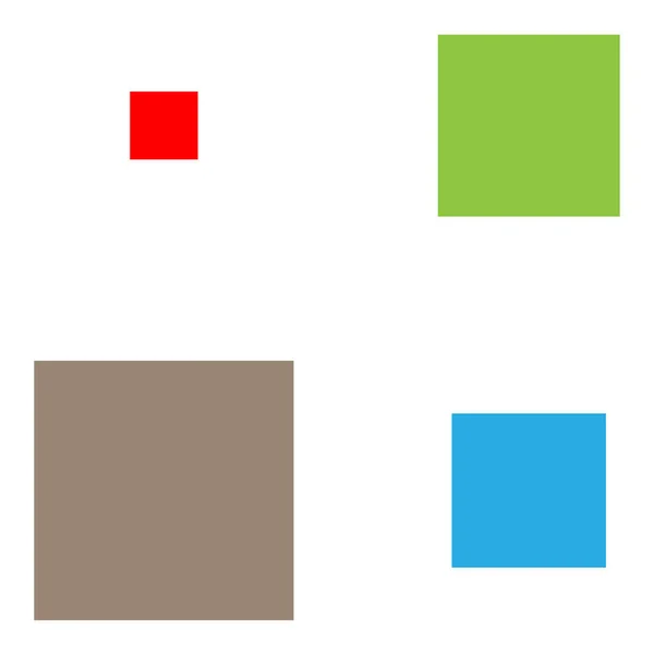4X4 Cube Disposition Géométrique Carrée Illustration Carrée — Image vectorielle
