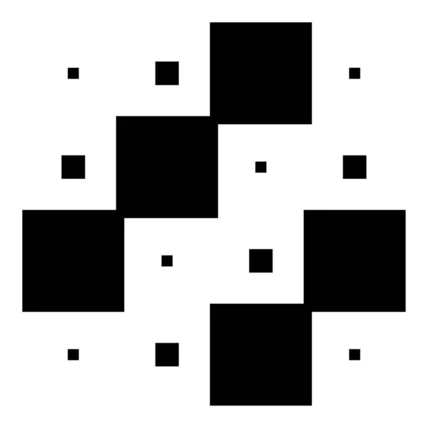 4X4 Kubus Vierkant Geometrische Opstelling Vierkante Illustratie — Stockvector