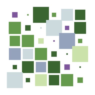 6x6 küp, kare geometrik düzenleme. Kare resimleme