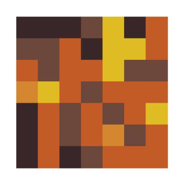 7x7 küp, kare geometrik düzenleme. Kare resimleme