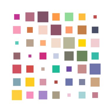 7x7 küp, kare geometrik düzenleme. Kare resimleme