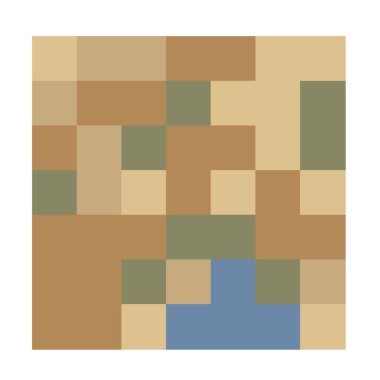 7x7 küp, kare geometrik düzenleme. Kare resimleme