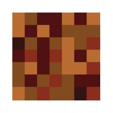 7x7 küp, kare geometrik düzenleme. Kare resimleme