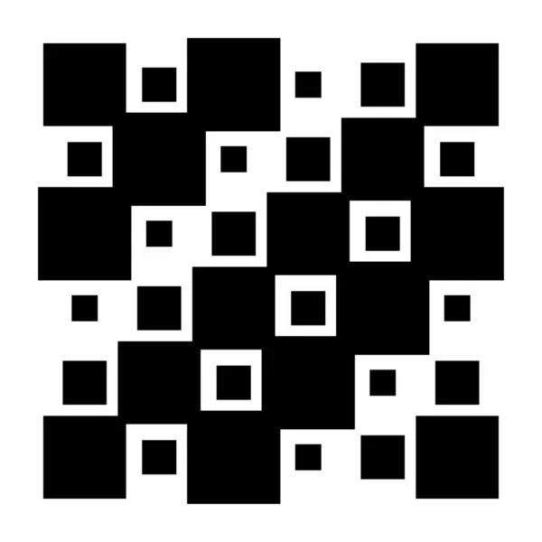 Cubo 6X6 Arranjo Geométrico Quadrado Ilustração Quadrada — Vetor de Stock