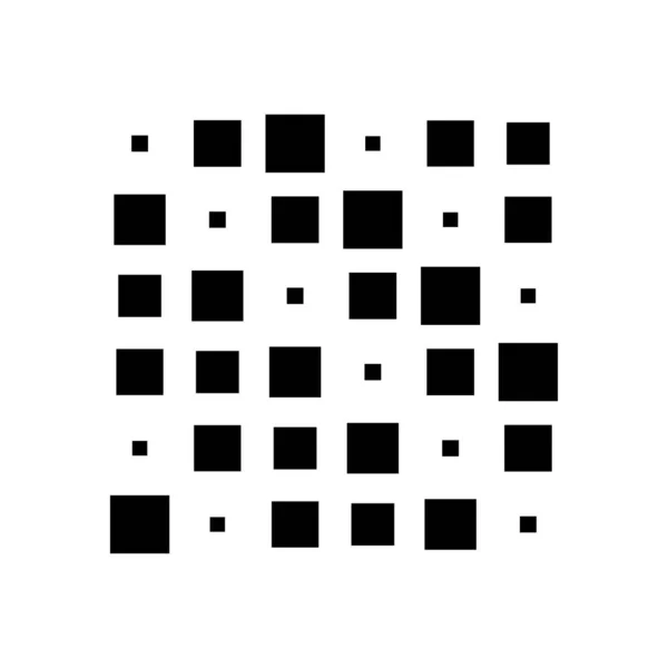 Cubo 6X6 Disposizione Geometrica Quadrata Illustrazione Quadrata — Vettoriale Stock