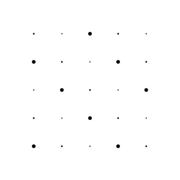 Σχεδιασμός Παραλλαγής Κουκκίδων 5X5 Κύκλων Σπινθήρες Φακίδες Δίκτυο Κύκλων Και — Διανυσματικό Αρχείο