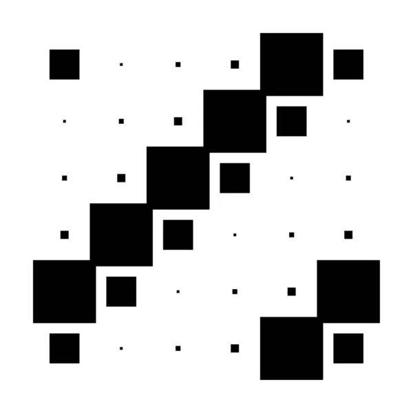 6X6 Kubus Vierkant Geometrische Opstelling Vierkante Illustratie — Stockvector