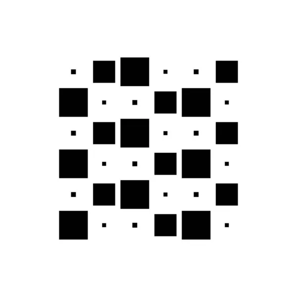 6X6 Cube Square Geometric Arrangement Square Illustration — Stock Vector