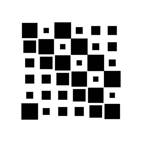 6X6 Куб Квадратне Геометричне Розташування Квадратна Ілюстрація — стоковий вектор