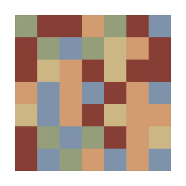 Куб 7Х7 Квадратное Геометрическое Расположение Квадрат — стоковый вектор