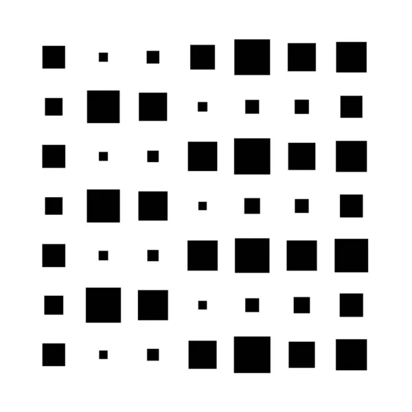 Cubo 7X7 Disposizione Geometrica Quadrata Illustrazione Quadrata — Vettoriale Stock