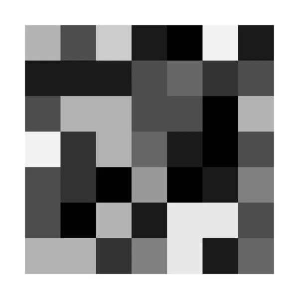 Cubo 7X7 Disposición Geométrica Cuadrada Ilustración Cuadrada — Vector de stock